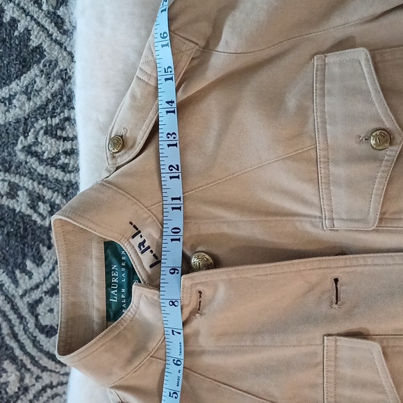 Lauren Ralph Lauren Khaki Fall military jacket 6 - Picture 10 of 13